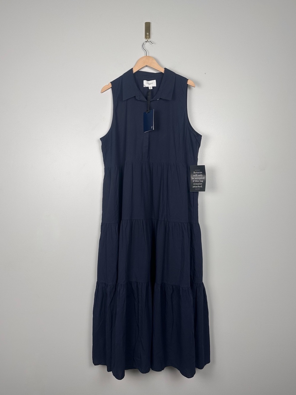 POMANDER PLACE Navy Sleeveless Mabel Maxi Dress - Picture 2 of 9